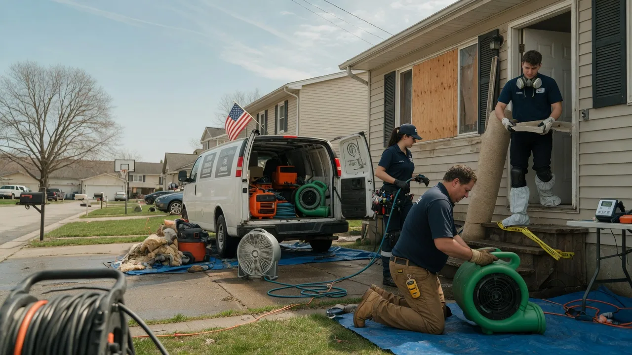 Water Damage Restoration in Cairo, WV near me